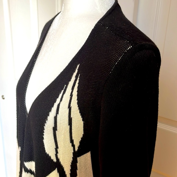 fu zade Waterfall Black Cardigan - Picture 9 of 11